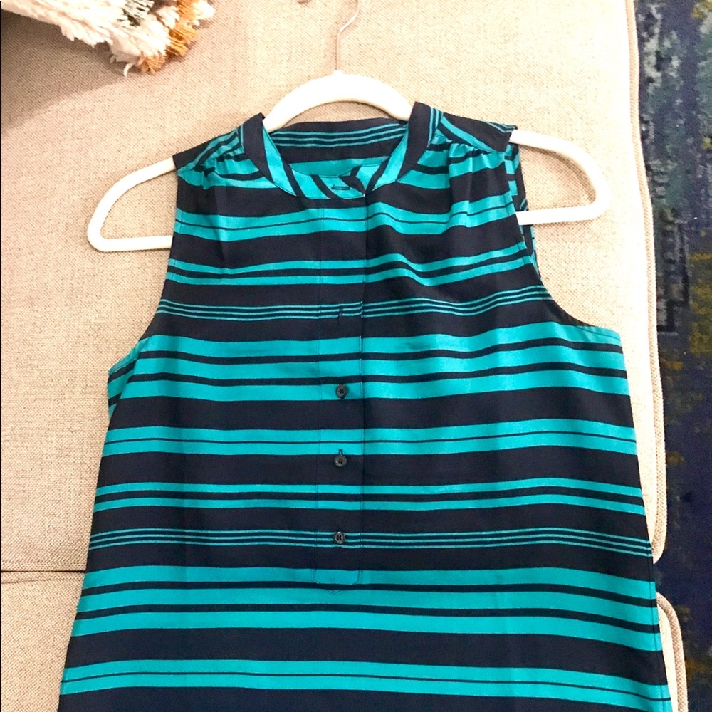 JCrew striped tank top blouse
